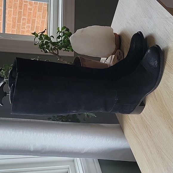 Prada Suede Knee High Boots - Picture 4 of 9